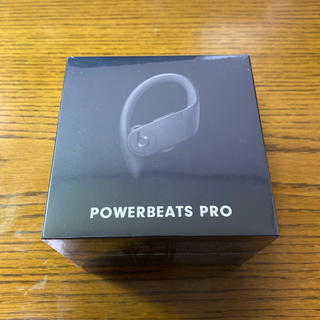 ビーツバイドクタードレ(Beats by Dr Dre)の新品未開封☆Powerbeats Pro☆ブラック(ヘッドフォン/イヤフォン)
