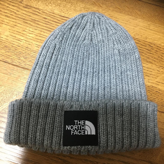 THE NORTH FACE(ザノースフェイス)のノースフェイス キッズ ニット帽 グレー キッズ/ベビー/マタニティのこども用ファッション小物(帽子)の商品写真