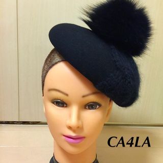 カシラ(CA4LA)のCA4LA★カシラ ベレー帽ポンポン付き(ハンチング/ベレー帽)