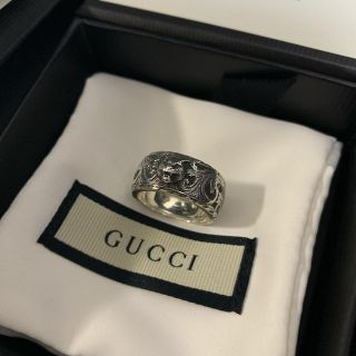 グッチ(Gucci)の【正規店購入】gucci キャットヘッド シルバーリング(最終値下げ)(リング(指輪))