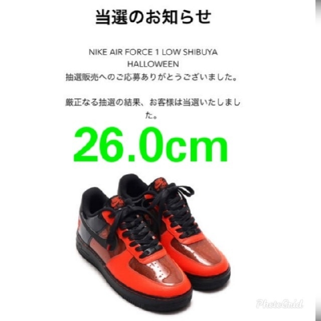 NIKE エアフォース1 シブヤハロウィン　27.5