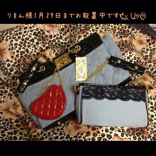 ゴールズインフィニティ(GOLDS infinity)のデニム風3点セットBAGs(ショルダーバッグ)