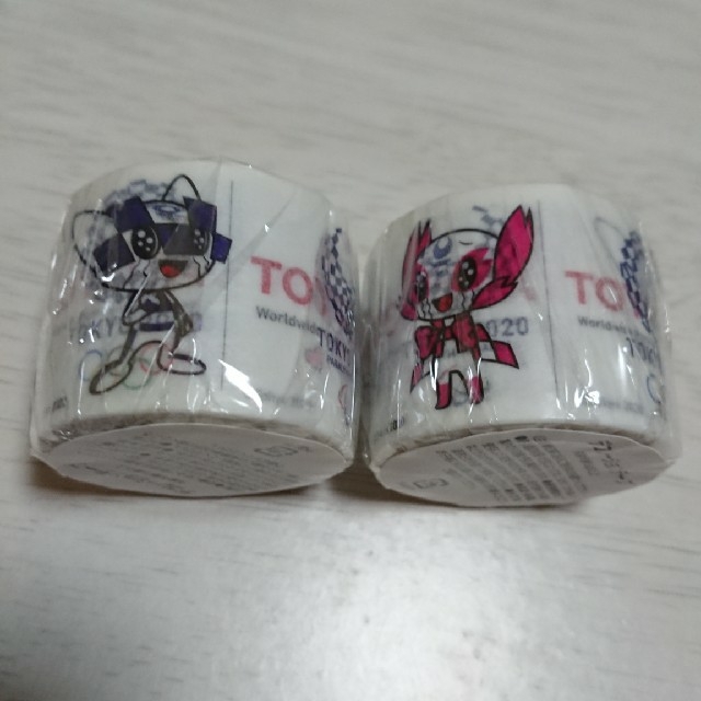 トヨタ(トヨタ)のトヨタ オリンピック デコレーションテープ 二個セット エンタメ/ホビーのコレクション(ノベルティグッズ)の商品写真
