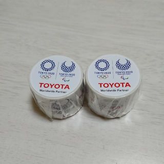 トヨタ(トヨタ)のトヨタ オリンピック デコレーションテープ 二個セット(ノベルティグッズ)