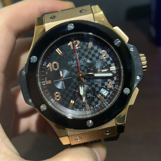 HUBLOT - HUBLOT BIGBANG ビッグバン ゴールドセラミック 時計の通販 by まじぇ's shop