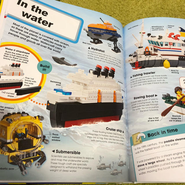 Lego(レゴ)の☆洋書絵本☆ LEGO 乗り物ブック ブロック付き☆ エンタメ/ホビーの本(洋書)の商品写真