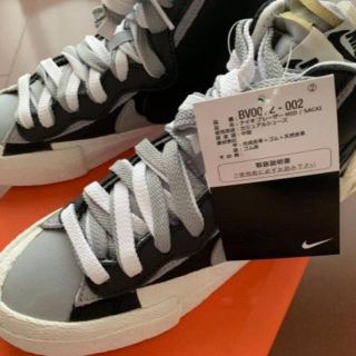 サカイ(sacai)の23cm 国内正規品 送料込 SACAI x NIKE BLAZER MID  (スニーカー)