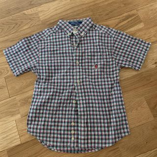 トミーヒルフィガー(TOMMY HILFIGER)のトミーヒルフィガー　チェック　半袖シャツ(Tシャツ/カットソー)