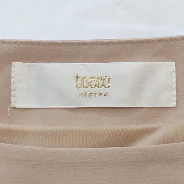 tocco(トッコ)のtocco 肩リボンワンピース レディースのワンピース(ひざ丈ワンピース)の商品写真