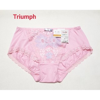 トリンプ(Triumph)のTriumph トリンプ 可愛い花柄刺繍はきこみ深めショーツ M ピンク(ショーツ)