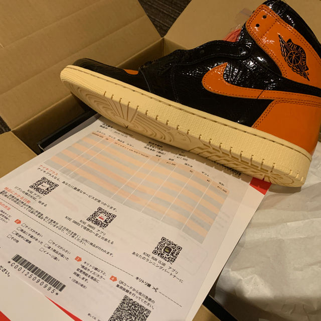 NIKE(ナイキ)のJORDAN 1 OG SHATTERED BACKBOARD 3.0 28cm メンズの靴/シューズ(スニーカー)の商品写真