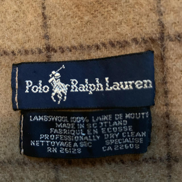POLO RALPH LAUREN(ポロラルフローレン)のPOLO ポロラルフローレン チェック マフラー メンズのファッション小物(マフラー)の商品写真