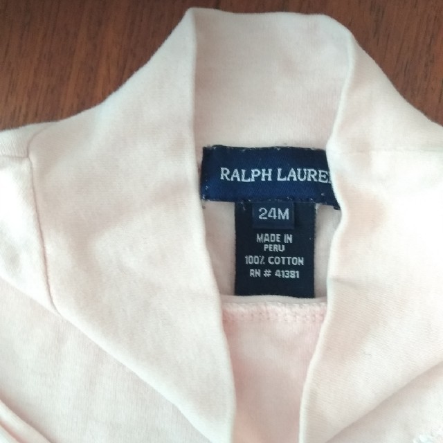 POLO RALPH LAUREN(ポロラルフローレン)のラルフローレン　ハイネックTシャツ　24m キッズ/ベビー/マタニティのキッズ服男の子用(90cm~)(Tシャツ/カットソー)の商品写真