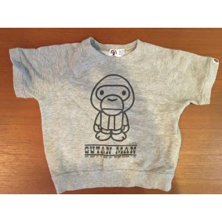 アベイシングエイプ(A BATHING APE)のA BATHING APE半袖スウェット（キッズサイズ）(Tシャツ/カットソー)