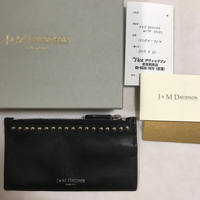 J&M DAVIDSON(ジェイアンドエムデヴィッドソン)の【Hi様専用】J&M DAVIDSON キーケース 黒 レディースのファッション小物(キーケース)の商品写真