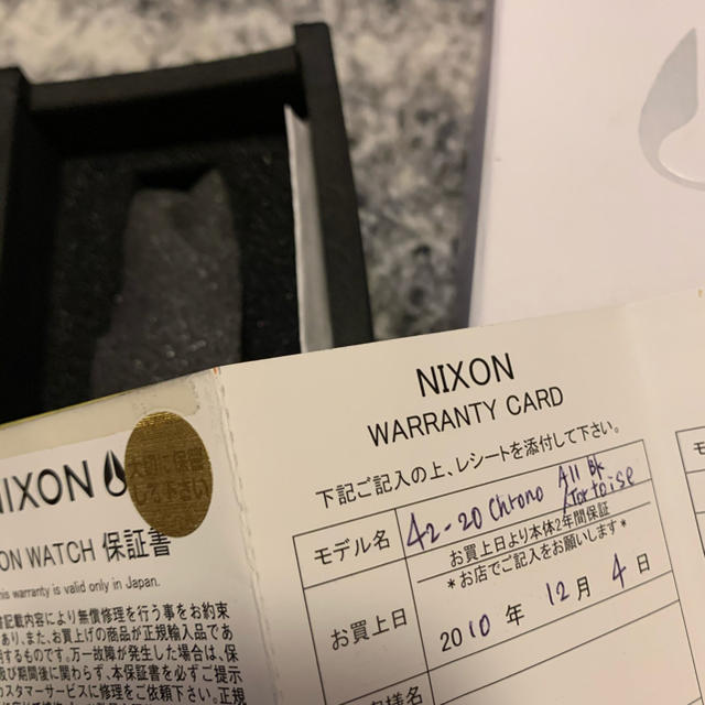 NIXON(ニクソン)のニクソン NIXON THE 42-20 CHRONO クロノグラフ メンズの時計(腕時計(アナログ))の商品写真