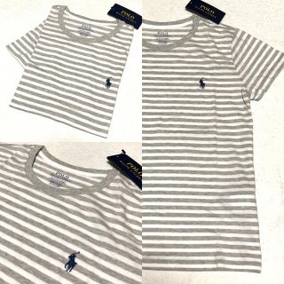 ポロラルフローレン(POLO RALPH LAUREN)の(ﾉ_<｡)ワケあり✪︎新品 クルーネック コットンT & ポロベアBOYスタイ(Tシャツ(半袖/袖なし))