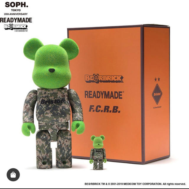 F.C.R.B × READYMADE  / BE@RBRICK 400&100フィギュア