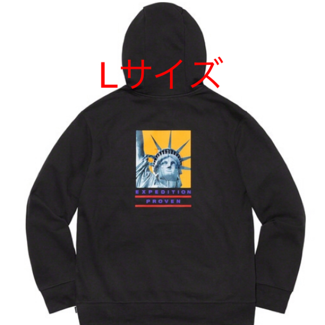 supreme tnf フーディ Lサイズ 黒