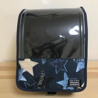 ランドセルカバー⭐︎星×デニム風(外出用品)