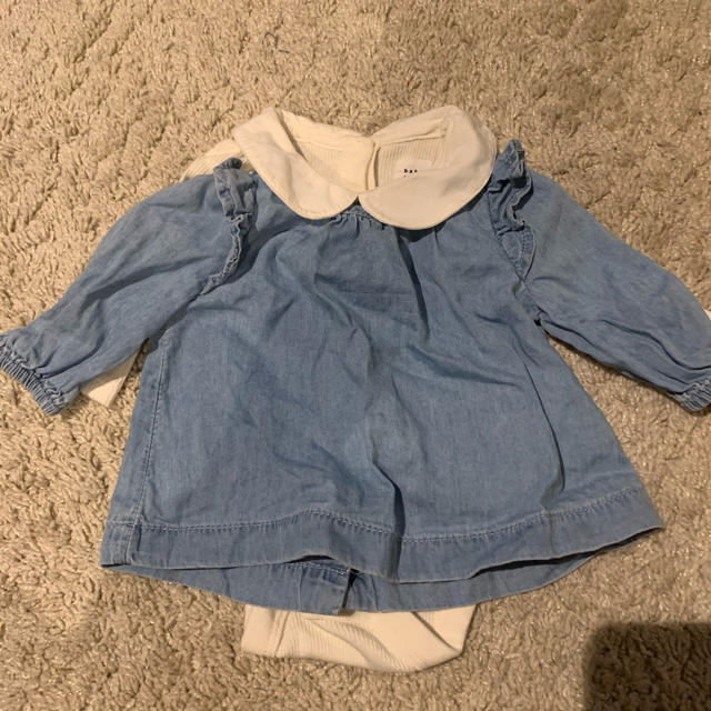 babyGAP(ベビーギャップ)のGAP baby 50cm 美品　0〜3M  キッズ/ベビー/マタニティのベビー服(~85cm)(ワンピース)の商品写真