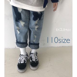 ダメージデニム　110size(パンツ/スパッツ)