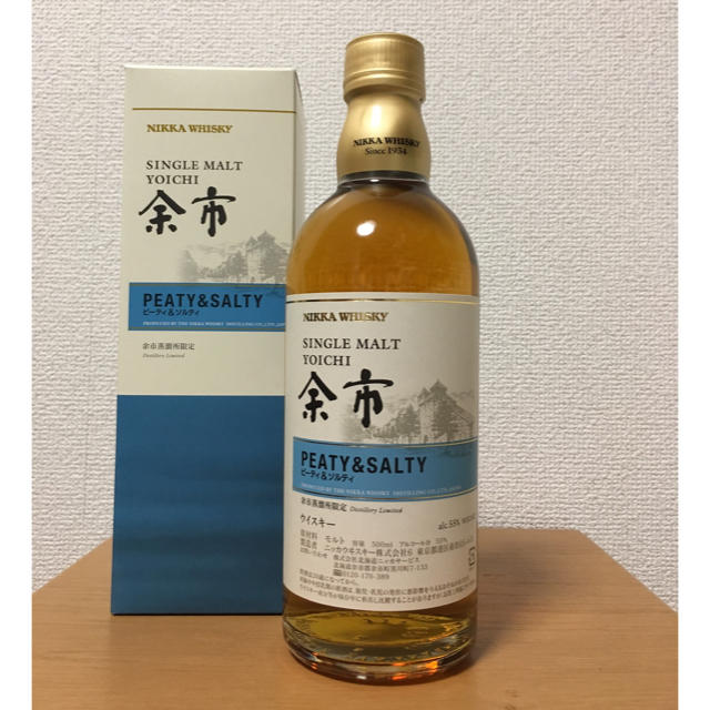 ニッカ 余市蒸溜所限定 シングルモルト余市 ピーティ&ソルティ 500ml