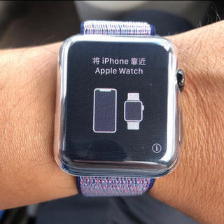 アップルウォッチ(Apple Watch)のApple Watch series3 ステンレススチール　セルラーモデル(その他)