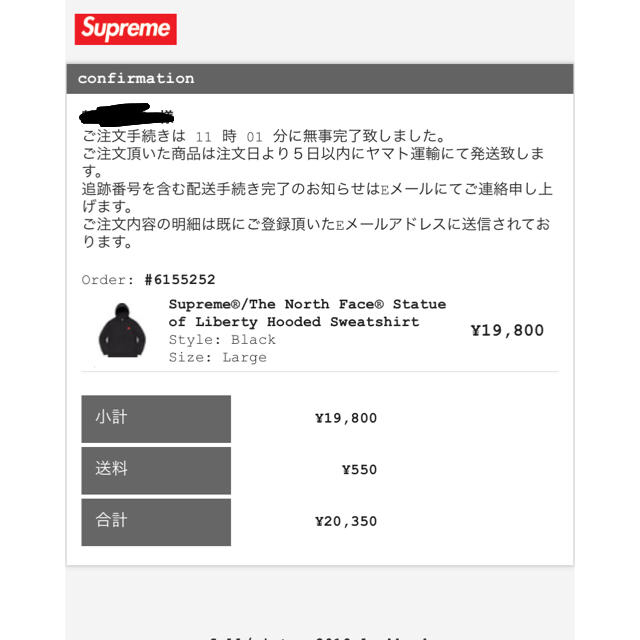 Supreme The north face