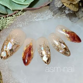 ネイルチップ ジェルネイル asmnail コスメ/美容のネイル(つけ爪/ネイルチップ)の商品写真