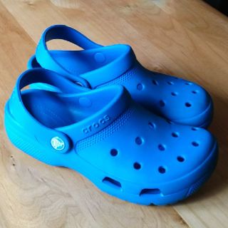 クロックス(crocs)のクロックス ジュニア  ブルー J3  21㎝(サンダル)