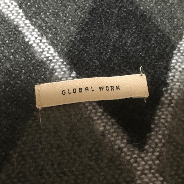 GLOBAL WORK(グローバルワーク)のグローバルワーク　マフラー　グレー メンズのファッション小物(マフラー)の商品写真