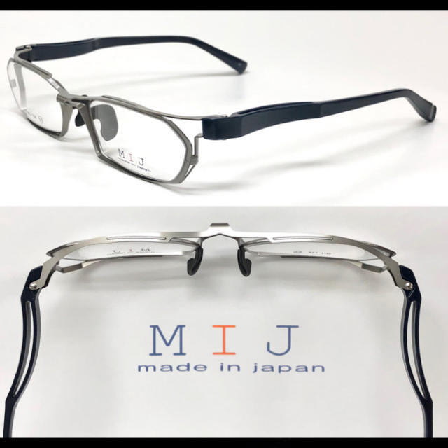 人気提案 MIJ Made In Japan メガネ MIJ-738 02 ライトグレー サングラス+メガネ