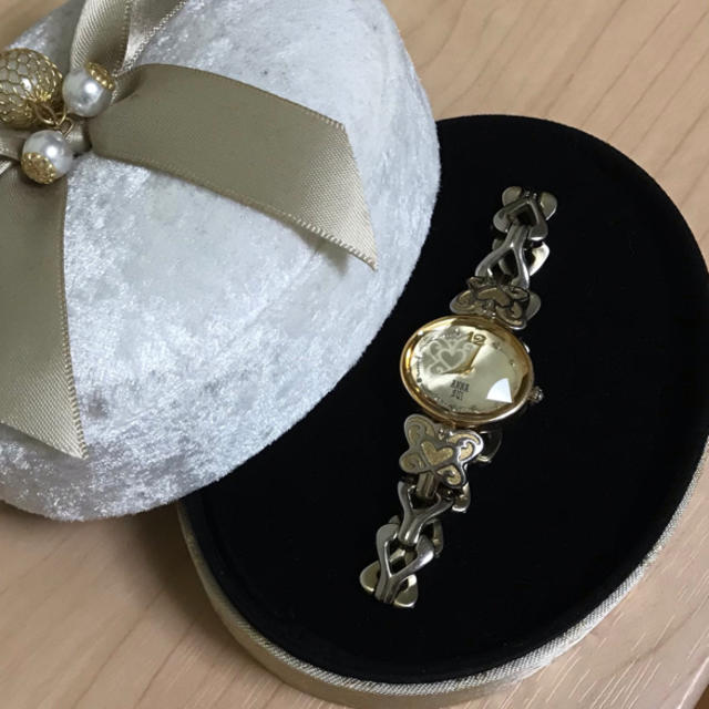 ANNA SUI(アナスイ)の中古＊ANNA SUI＊腕時計＊バタフライ＊ゴールド レディースのファッション小物(腕時計)の商品写真