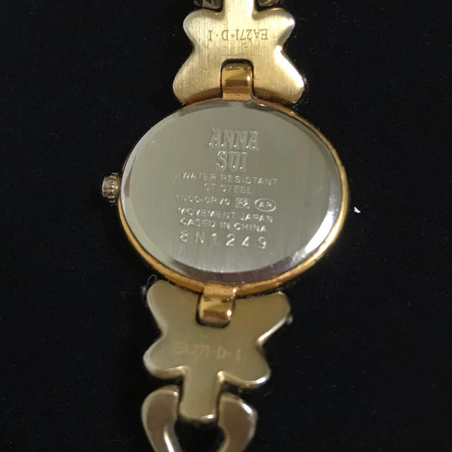 ANNA SUI(アナスイ)の中古＊ANNA SUI＊腕時計＊バタフライ＊ゴールド レディースのファッション小物(腕時計)の商品写真