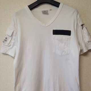 アヴィレックス(AVIREX)のＶネックシャツ(Tシャツ/カットソー(半袖/袖なし))