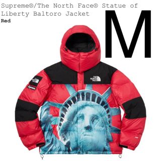 シュプリーム(Supreme)のsupreme バルトロライトジャケット レッド M(ダウンジャケット)