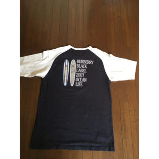 バーバリーブラックレーベル(BURBERRY BLACK LABEL)のバーバリーブラックレーベル  バックプリントTシャツ  (Tシャツ/カットソー(半袖/袖なし))