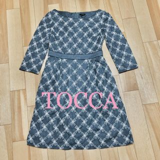 トッカ(TOCCA)のアリエル様専用❤️美品 TOCCAのリボン刺繍ワンピース (ひざ丈ワンピース)