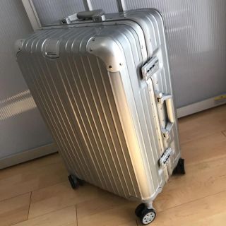 リモワ(RIMOWA)のTSAロック アルミフレーム スーツケース  キャリーバッグ Ｍサイズ シルバー(スーツケース/キャリーバッグ)