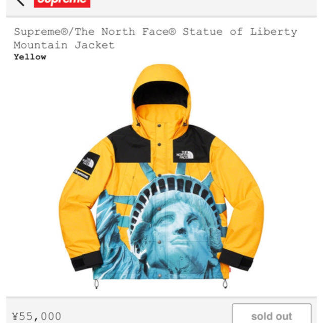 supreme  north face マウンテンジャケットメンズ