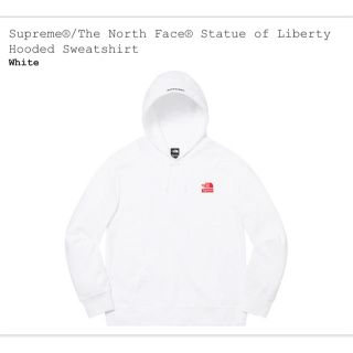 supreme north face フーディー  S ホワイト