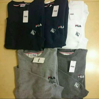 フィラ(FILA)の(白／Ｌ) FILA フィラトレーナー (スウェット)