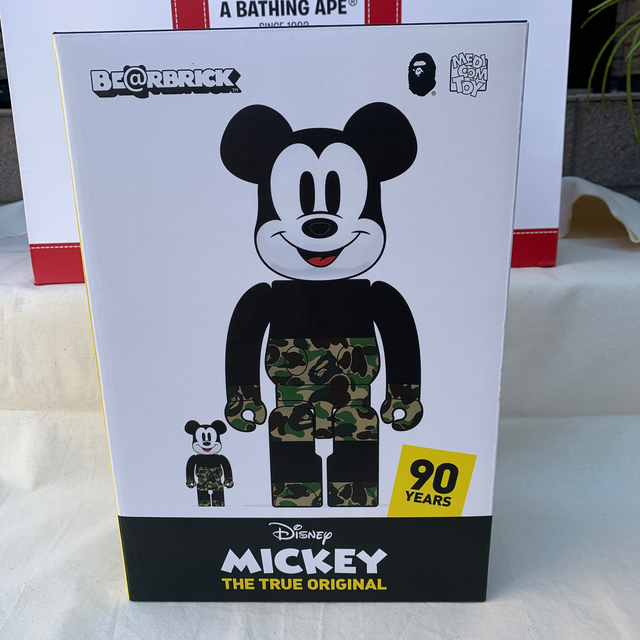 BE@RBRICK BAPE MICKEY MOUSE  100%&400%