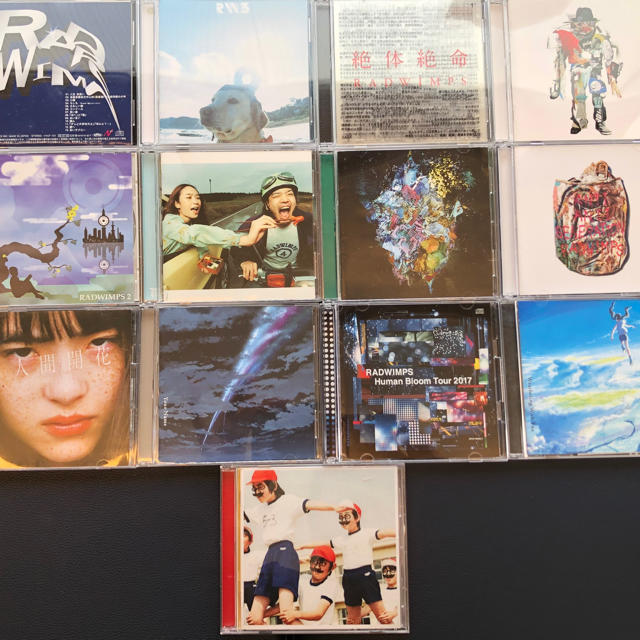 シルバー/レッド 即購入OK! RADWIMPS シングル CD 15枚 セット - 通販