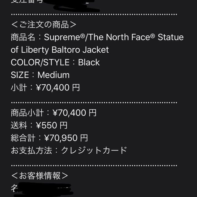 supreme the North face baltoro M 業界最安値 マウンテンパーカー