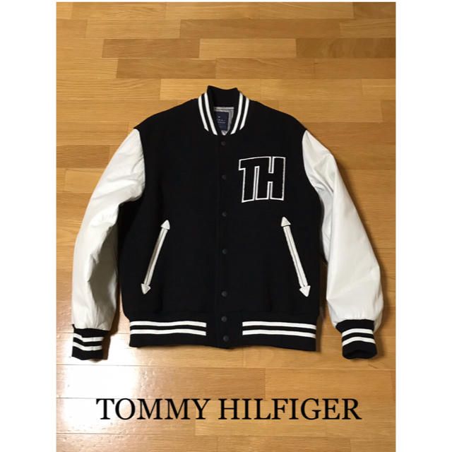 TOMMY HILFIGER(トミーヒルフィガー)のトミーヒルフィガー スタジャン 美品 Mサイズ TOMMY HILFIGER メンズのジャケット/アウター(スタジャン)の商品写真