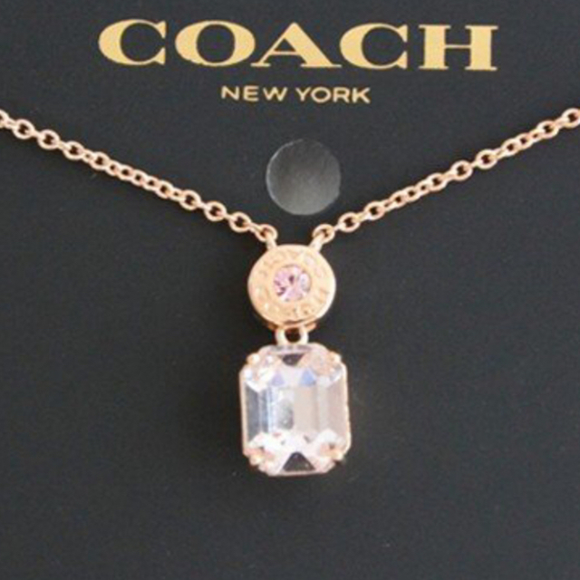 COACH(コーチ)のCOACH ネックレス ピンクゴールド レディースのアクセサリー(ネックレス)の商品写真