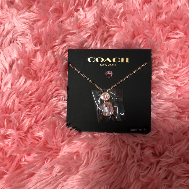 COACH(コーチ)のCOACH ネックレス ピンクゴールド レディースのアクセサリー(ネックレス)の商品写真