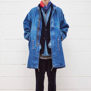 アンユーズド(UNUSED)のUNUSED15AW 13.5oz Denim Parka デニムモッズコート(モッズコート)